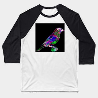 Colorful Finch Bird Baseball T-Shirt